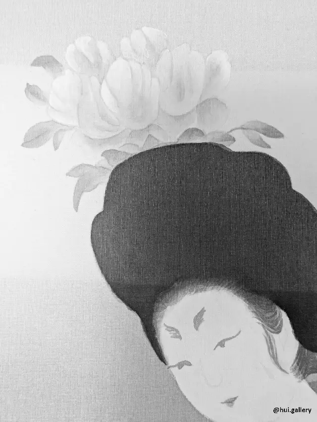 臨摹 簪花仕女圖